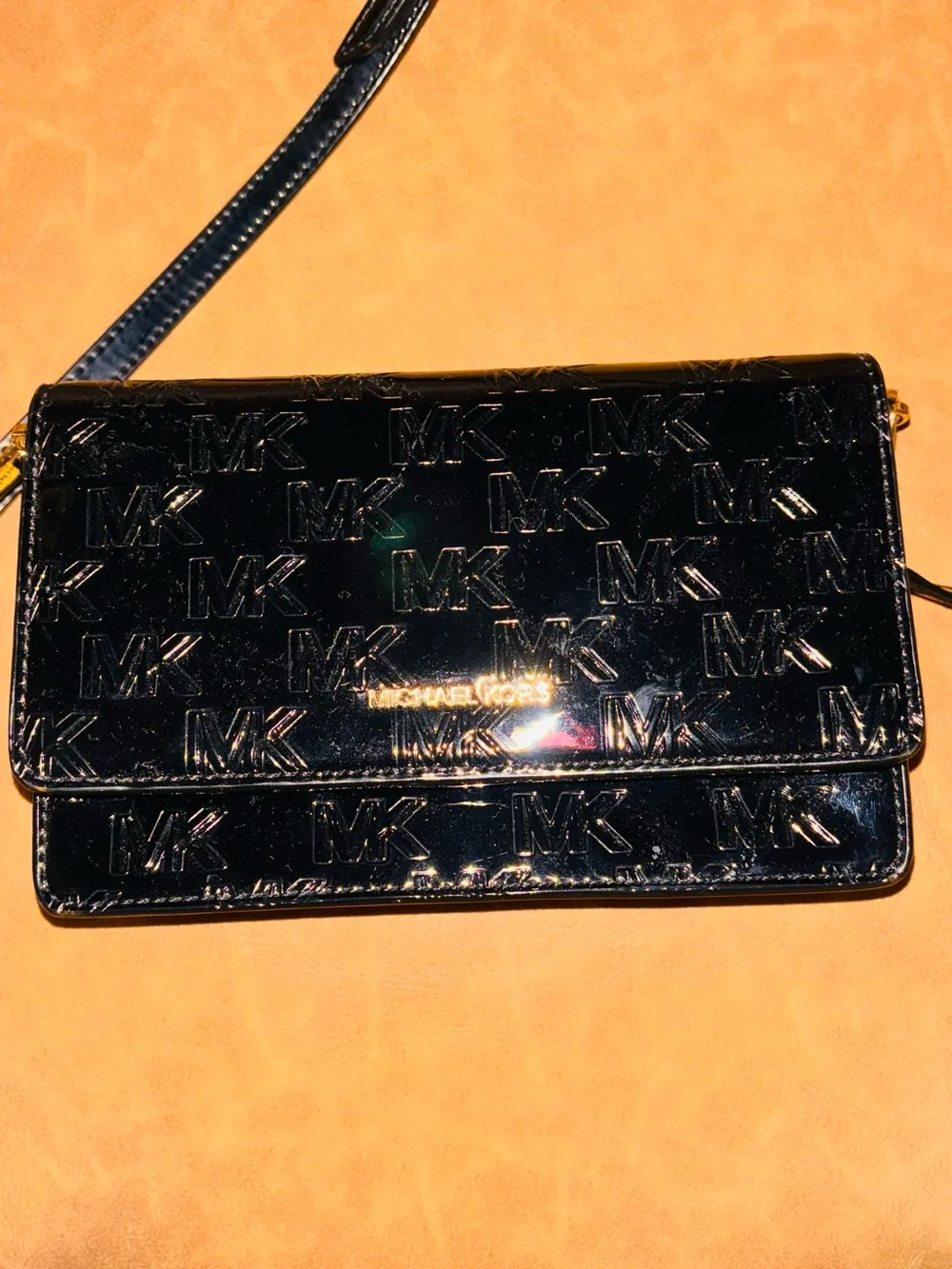 Michael Kors glossy patent